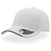 Бейсболка "ESTORIL ", 6 клиньев, застежка на липучке; белый; 100% полиэстер,  250 г/м2 (Изображение 1)
