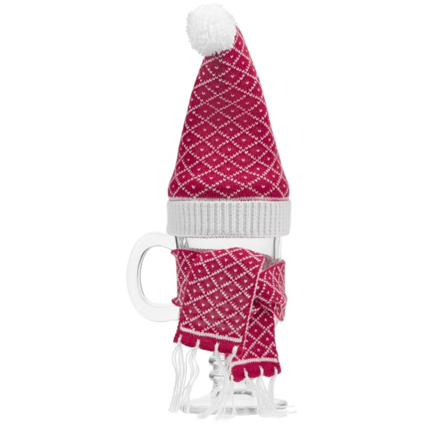 Вязаная шапочка Dress Cup, красная (Изображение 2)