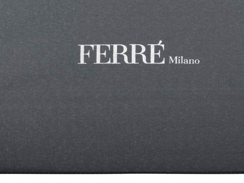Зонт складной автоматичский Ferre Milano, синий (Изображение 7)