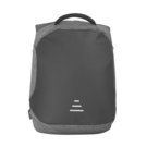 Рюкзак &quot;Holiday&quot; с USB разъемом и защитой от кражи (серый с черным)