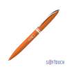 Ручка шариковая "Rocket", покрытие soft touch (оранжевый) (Изображение 1)