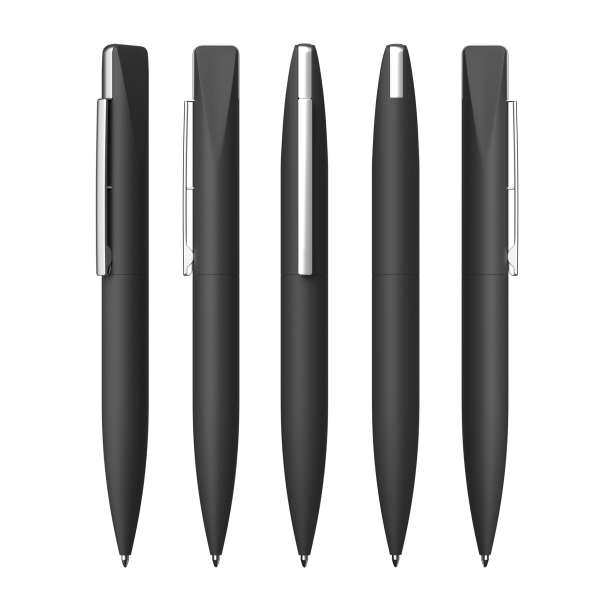 Ручка шариковая "Callisto" с флеш-картой 32Gb, покрытие soft touch (черный) (Изображение 3)