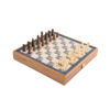 Набор игр (шахматы, нарды, лудо, змейка) (коричневый) (Изображение 1)