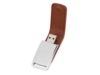 USB-флешка на 16 Гб Vigo с магнитным замком (серебристый/светло-коричневый) 16Gb (Изображение 2)