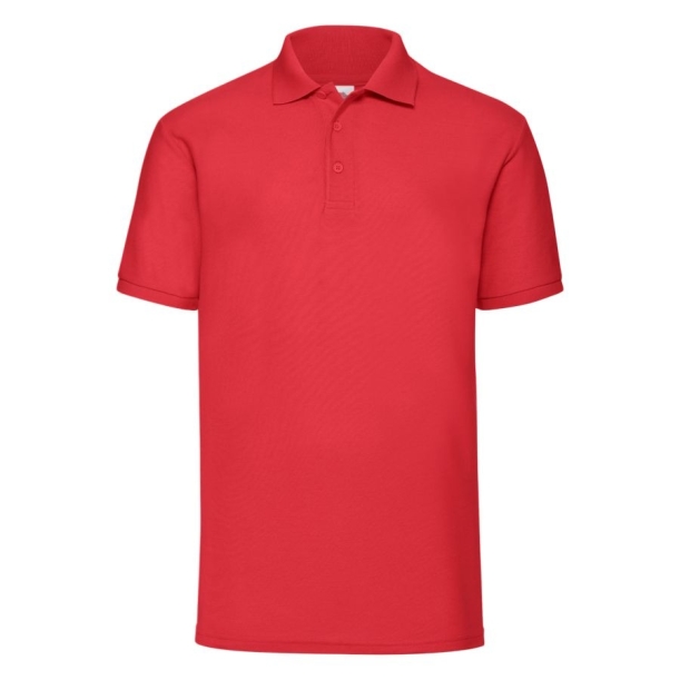 Рубашка поло мужская "65/35 Polo", красный_2XL, 65% п/э, 35% х/б, 180 г/м2 (Изображение 1)
