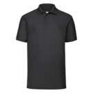Рубашка поло мужская &quot;65/35 Polo&quot;, черный_XL, 65% п/э, 35% х/б, 180 г/м2