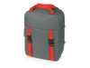 Рюкзак Lock с отделением для ноутбука (серый/красный)  (Изображение 1)