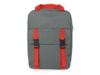 Рюкзак Lock с отделением для ноутбука (серый/красный)  (Изображение 4)