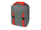Рюкзак Lock с отделением для ноутбука (серый/красный) 