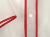 Дождевик Providence c чехлом, унисекс (красный/прозрачный) XL-2XL (Изображение 2)
