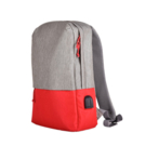 Рюкзак &quot;Beam&quot;, серый/красный, 44х30х10 см, ткань верха: 100% полиамид, подкладка: 100% полиэстер