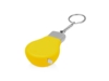 Брелок-рулетка для ключей Лампочка, 1м (серебристый/желтый) 1м (Изображение 1)