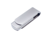 USB 2.0- флешка на 4 Гб матовая поворотная (серебристый) 4Gb (Изображение 2)