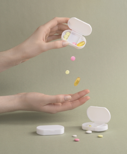 Таблетница "Pill house" с антибактериальной защитой (белый) (Изображение 5)