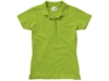 Рубашка поло First женская (зеленое яблоко) M (Изображение 3)
