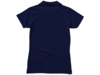 Рубашка поло First женская (темно-синий) M (Изображение 4)