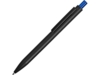 Ручка металлическая шариковая Blaze (черный/синий)  (Изображение 2)