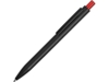 Ручка металлическая шариковая Blaze (черный/красный)  (Изображение 2)