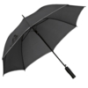 Зонт-трость Jenna, черный с серым (Изображение 1)