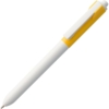 Ручка шариковая Hint Special, белая с желтым (Изображение 1)