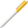 Ручка шариковая Hint Special, белая с желтым (Изображение 2)