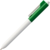 Ручка шариковая Hint Special, белая с зеленым (Изображение 2)