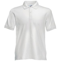 Поло "Slim Fit Polo", белый_2XL, 97% х/б, 3% эластан, 210 г/м2