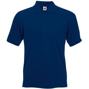 Поло "Slim Fit Polo", темно-синий_XL, 97% х/б, 3% эластан, 220 г/м2 (Изображение 1)