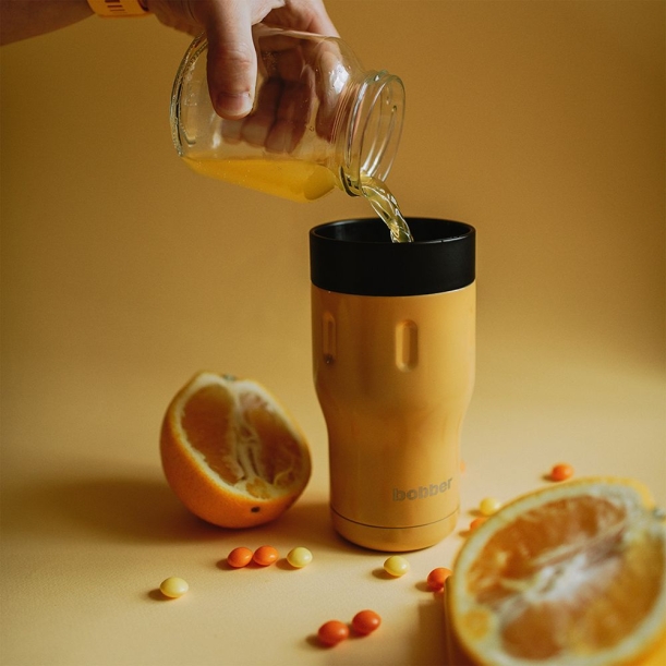 Термостакан Tumbler 350, вакуумный, оранжевый (Изображение 6)