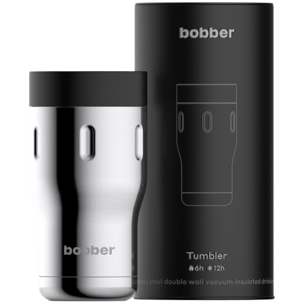 Термостакан Tumbler 350, вакуумный, стальной зеркальный (Изображение 2)