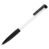 N13, ручка шариковая с грипом, пластик, белый, черный (Изображение 1)