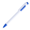 Ручка шариковая MAVA, белый/темно-синий, пластик (Изображение 1)