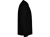 Рубашка поло Carpe мужская с длинным рукавом (черный) 2XL (Изображение 4)
