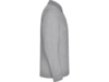 Рубашка поло Estrella мужская с длинным рукавом (серый меланж) 2XL (Изображение 4)