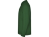 Рубашка поло Estrella мужская с длинным рукавом (зеленый бутылочный ) XL (Изображение 3)