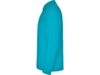 Рубашка поло Estrella мужская с длинным рукавом (бирюзовый) 3XL (Изображение 3)