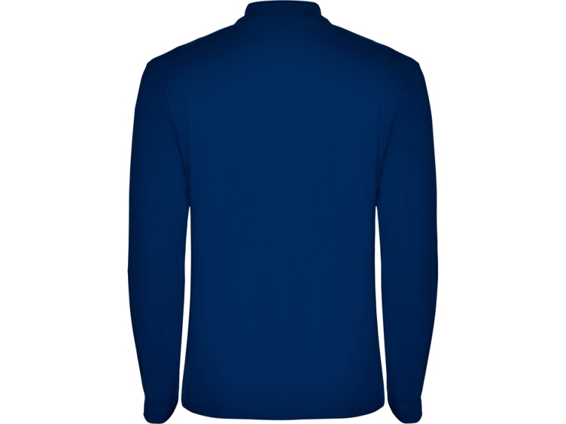 Рубашка поло Estrella мужская с длинным рукавом (синий) 3XL (Изображение 2)