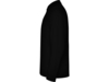 Рубашка поло Estrella мужская с длинным рукавом (черный) 3XL (Изображение 3)