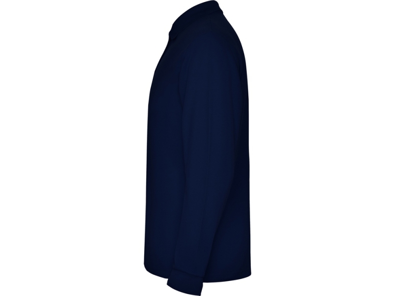 Рубашка поло Estrella мужская с длинным рукавом (navy) M (Изображение 3)
