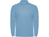 Рубашка поло Estrella мужская с длинным рукавом (небесно-голубой) 3XL (Изображение 1)