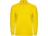 Рубашка поло Estrella мужская с длинным рукавом (желтый) 3XL (Изображение 1)