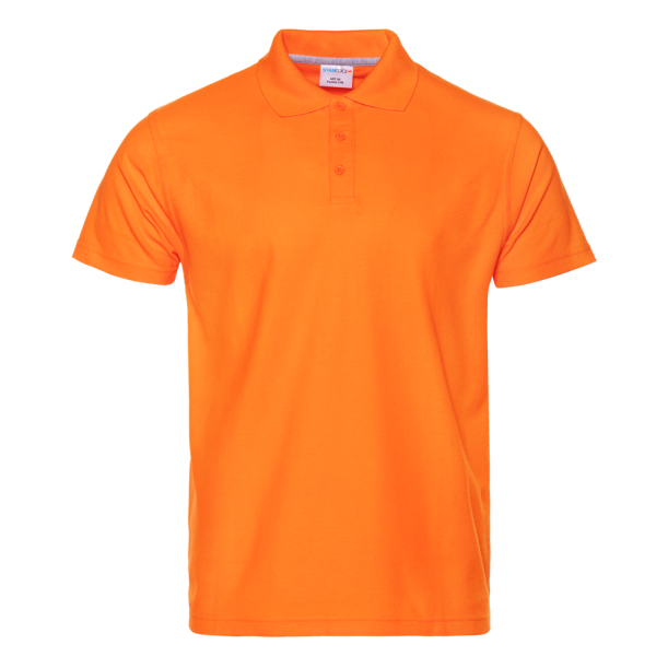 Рубашка поло мужская STAN хлопок/полиэстер 185, 104 (Оранжевый) 58/4XL (Изображение 1)