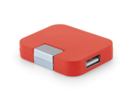 USB хаб 2&#039;0 JANNES (красный) 