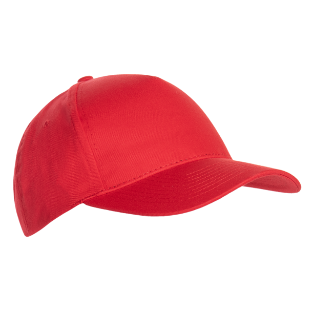 Бейсболка STAN 5 клиньев хлопок 150, 10L (Красный) (Изображение 1)
