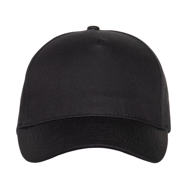 Бейсболка STAN 5 клиньев хлопок 150, 10L (Чёрный) (Изображение 3)