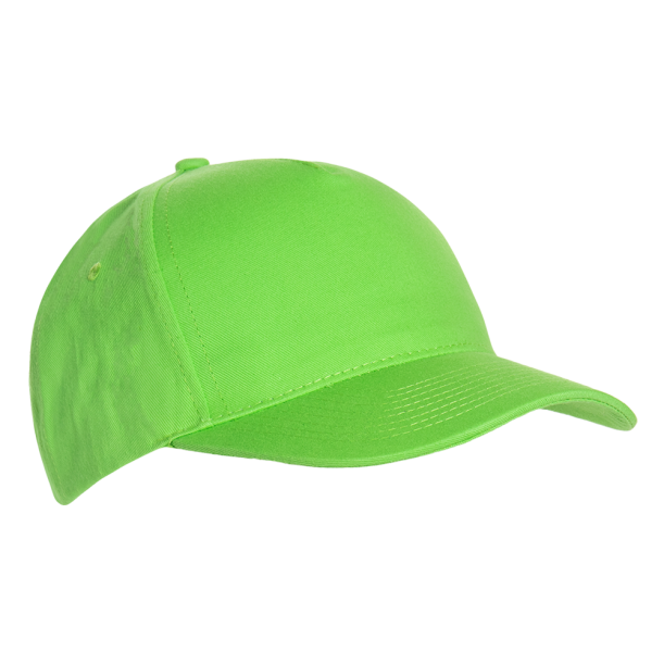 Бейсболка STAN 5 клиньев хлопок 150, 10L (Ярко-зелёный) (Изображение 1)