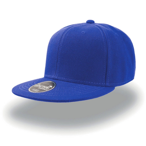 Бейсболка "SNAP BACK", 6 клиньев, пластик. застежка, синий, 100% п/э,100% х/б, 400 гр/м2 (Изображение 1)