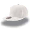 Бейсболка "SNAP BACK", 6 клиньев, пластик.застежка, белый, 100% п/э,100% х/б, 400 гр/м2 (Изображение 1)