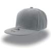 Бейсболка "SNAP BACK", 6 клиньев, пластик. застежка, серый, 100% п/э,100% х/б, 400 гр/м2 (Изображение 1)