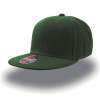 Бейсболка "SNAP BACK", 6 клиньев, пластик. застежка, зеленый,100% п/э,100% х/б, 400 гр/м2 (Изображение 1)